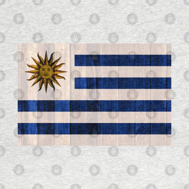 Flag of Uruguay - Wood by DrPen